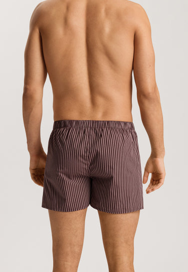 74013 Fancy Woven Boxer - 2863 Dark Wine Stripe